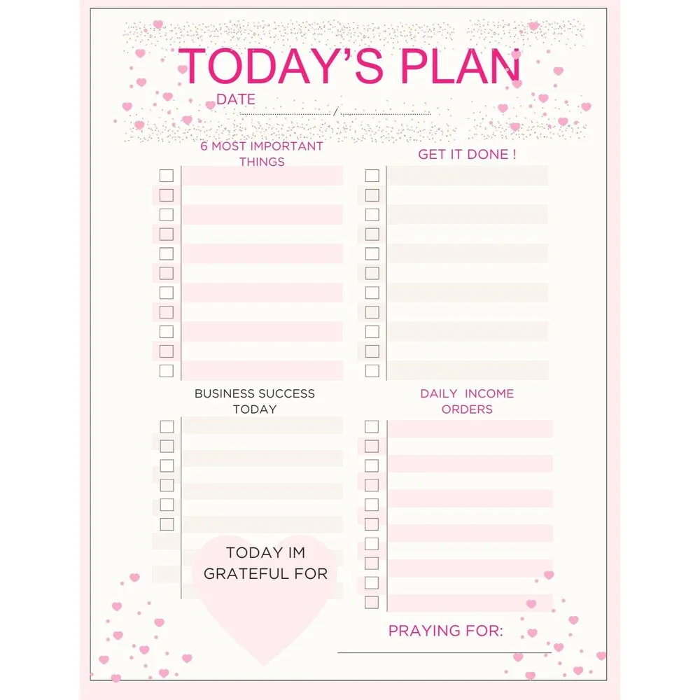 To do List Daily Planner, daily tasks, daily planner sheet